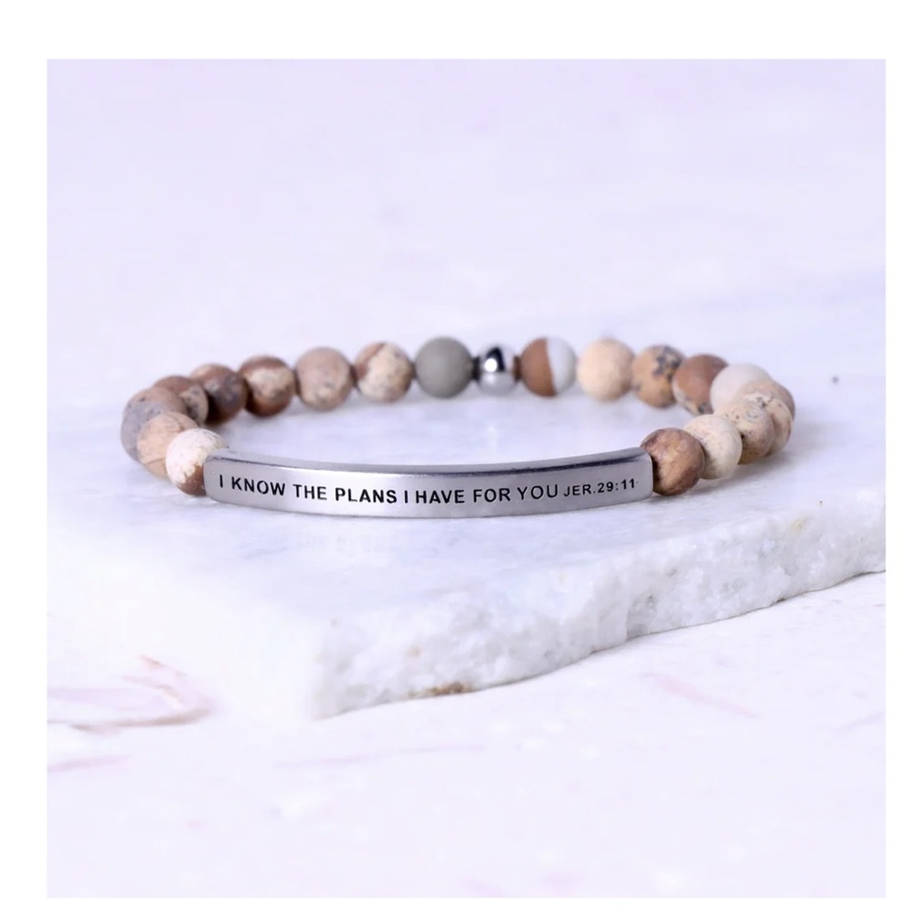 The Inspiration co. Jeremiah 29:11 scripture bracelet